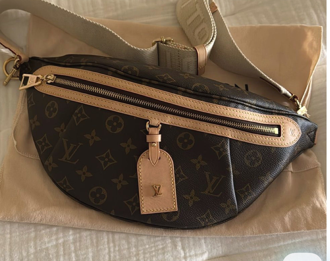 Real leather bum bag