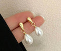 Elegant pearl dangles