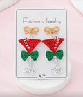 Christmas tini earrings